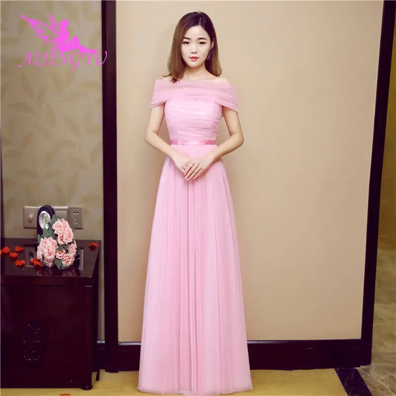 

AIJINGYU 2021 2020 hot plus size bridesmaid dresses short wedding party dress