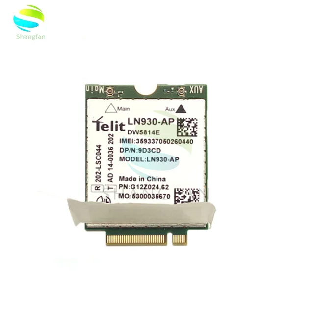 Беспроводной Модем Wifi 4G карта DW5814E телит LN930-AP WWAN fdd-lte NGFF 4G модуль для ноутбуков Dell широта 1" 7480 5480
