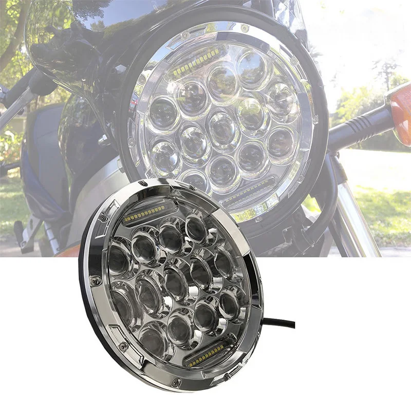 75 W 7 дюймов для Аксессуары мотоцикла Harley светодиодная фара-прожектор FLS FLSTC FLSTF FLSTFB