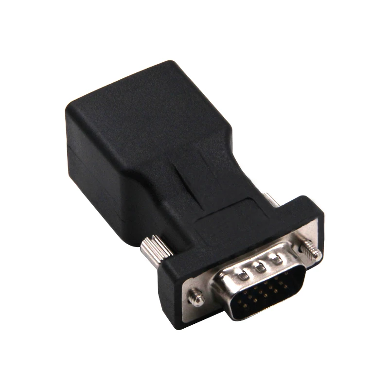 Высококачественный RJ45 VGA мужской удлинитель для LAN CAT5 CAT6 20 м новейший кабель