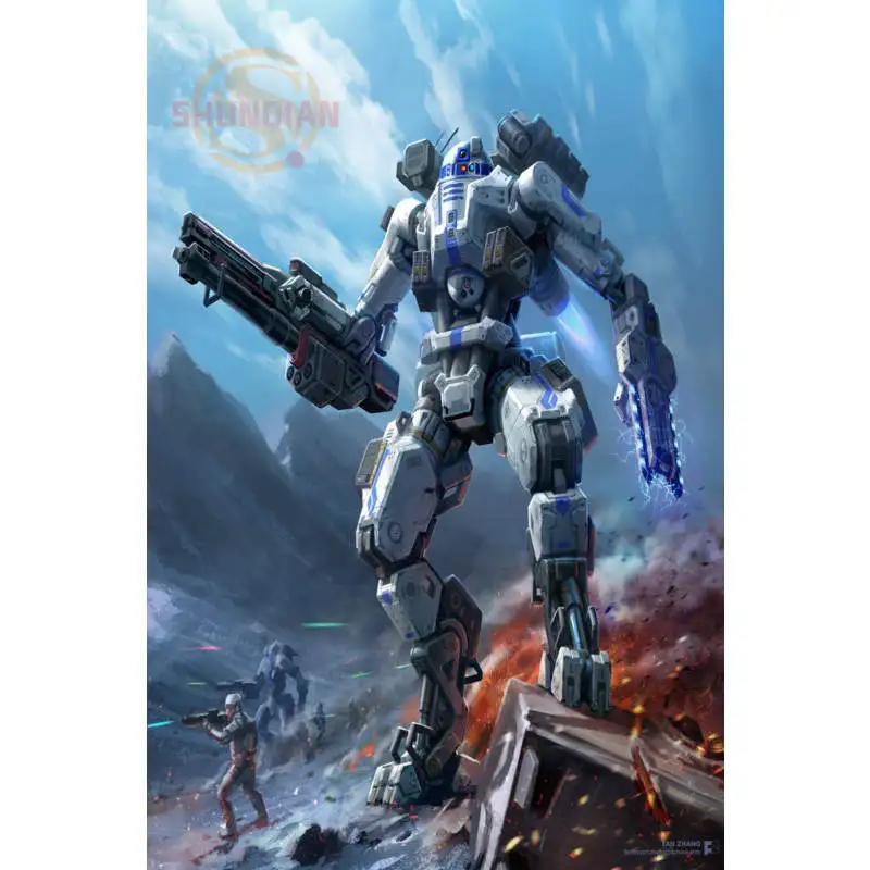 Новый титановый плакат на осень атласный Плакат заказ с изображением титана