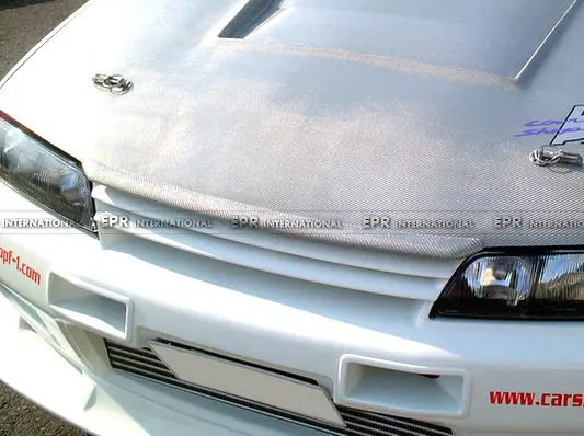 Для GTR R32 Skyline GTS капот из углеродного волокна губа ДЛЯ Nissan глянцевое волокно