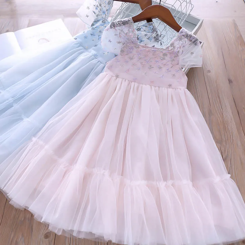 2019 Girl tulle dress / Embroidery vintage flower kids for girl | Детская одежда и обувь