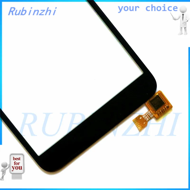 RUBINZHI с лентой сенсорный экран мобильного телефона для Ulefone S1 дигитайзер Передняя