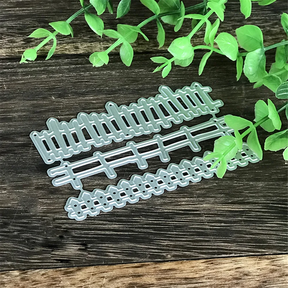 1Pc Card Craft 9.1cm*6.1cm Railing Design Metal Cutting Die For Scrapbooking Practice DIY Album Decor | Дом и сад