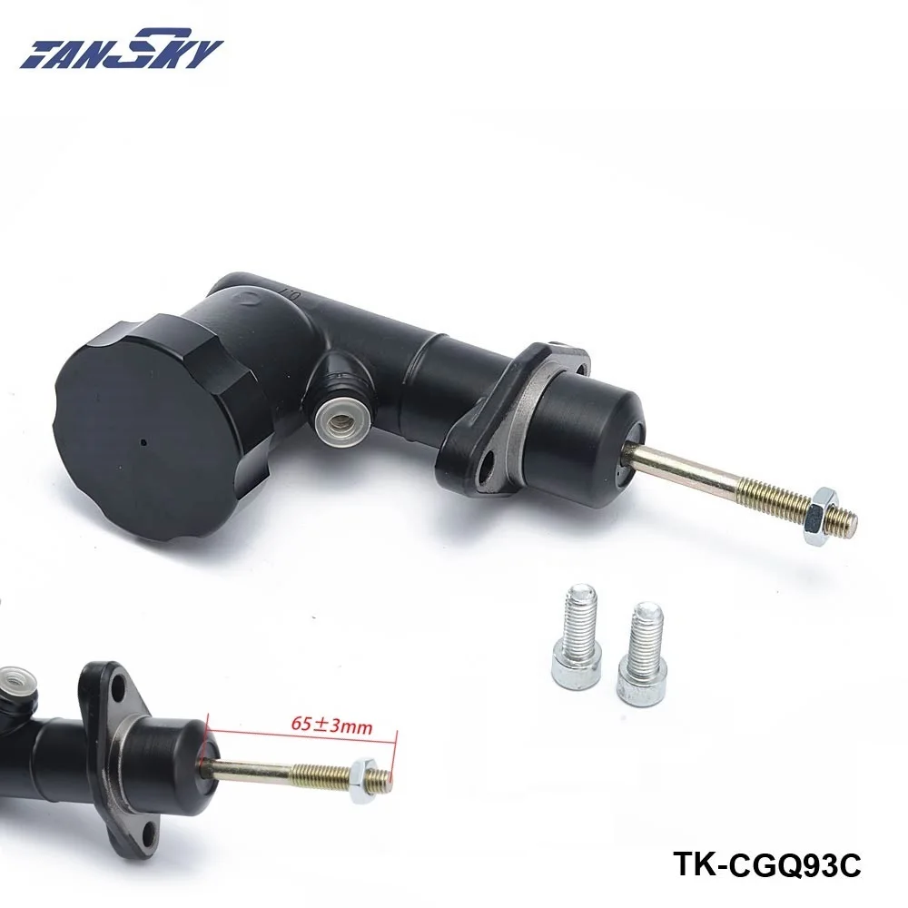 TypeA CGQ93C Tansky на болтах гонки главный цилиндр сцепления цилиндрический адаптер 0,7 диаметр черный относительно сдвига гидравлической E-brake(два Размеры: Тип A, Тип B) TK-CGQ93 - Название цвета: TypeA CGQ93C