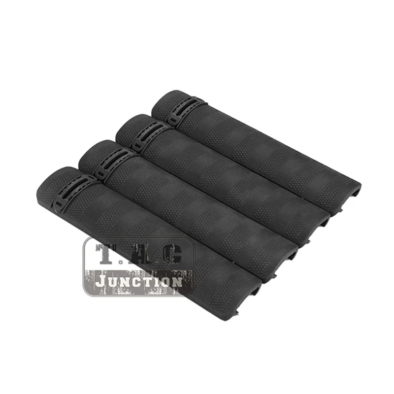 4-Pack 6,2 дюймов битва рельсы Чехлы панели ручки защита для рук 20 мм Пикатинни Нескользящая текстурированная