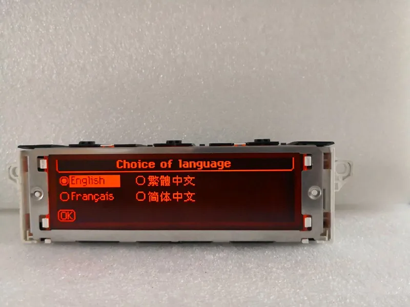 Красный цвет экран Поддержка USB Bluetooth A/C дисплей монитор 12pin для Peugeot 307 207 408 citroen C4 C5