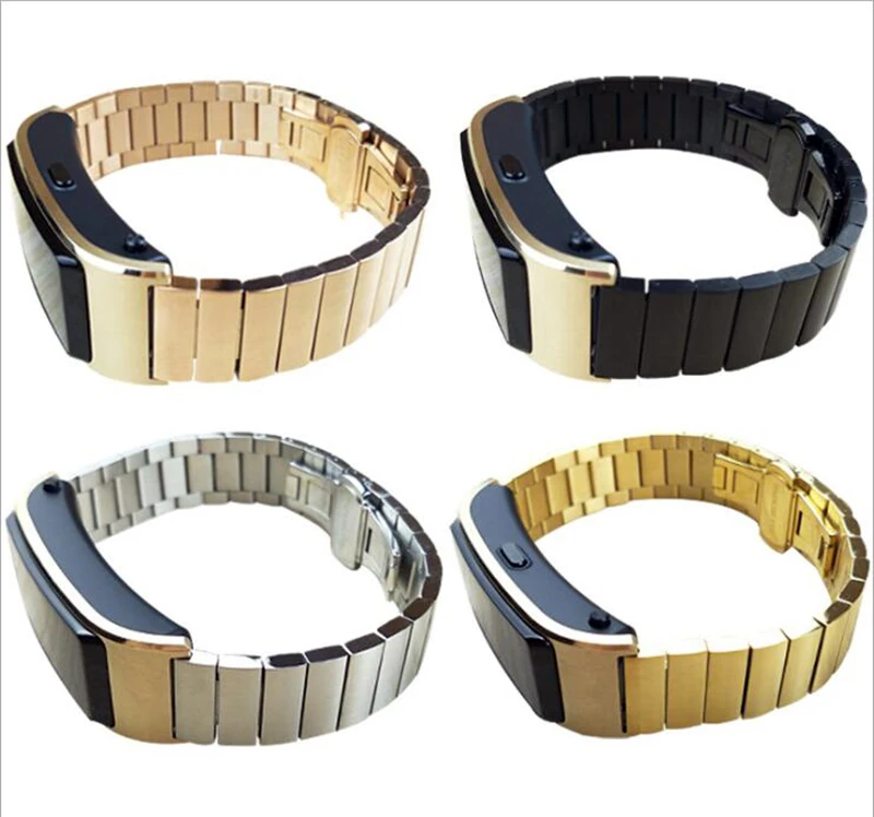 Ремешок из нержавеющей стали для наручных часов браслет HUAWEI Talkband B3 B5 16 мм 18 20 22