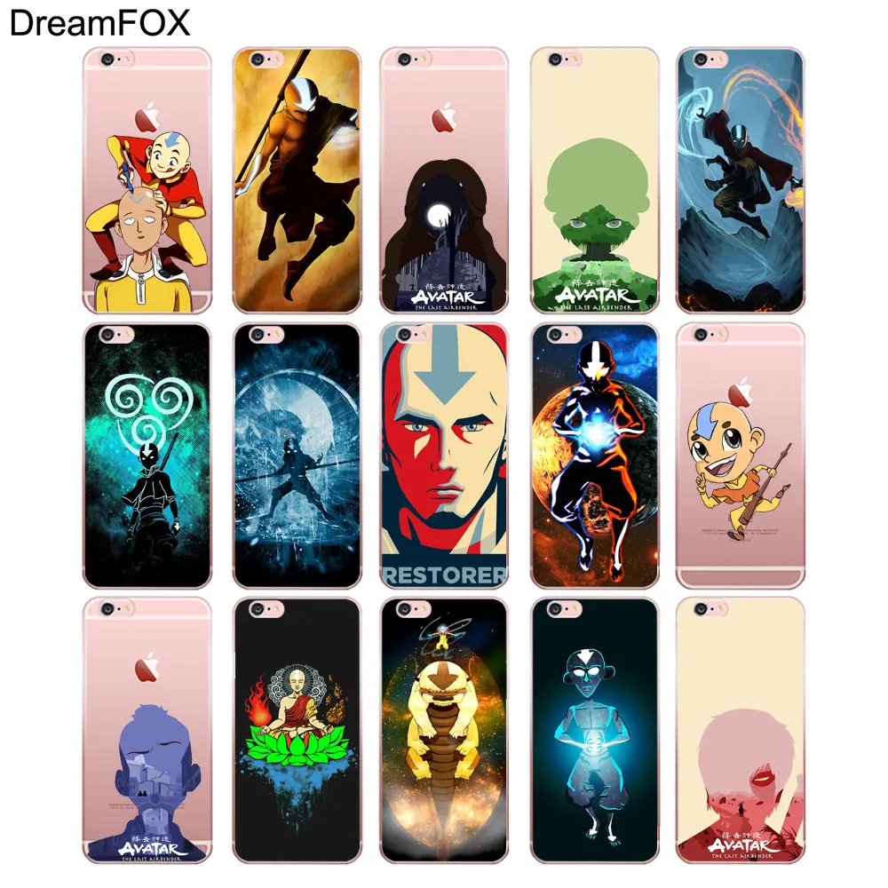 N256 Аватар Aang Мягкий ТПУ силиконовый чехол для Apple iPhone 11 Pro XR XS Max 8X7 6 6S Plus 5 5S SE 5C 4 4S |