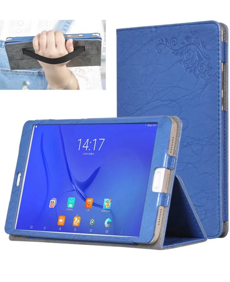 Чехол с цветочным принтом dolmobile из искусственной кожи чехол для Teclast T8 8,4 дюймов планшет с держателем для рук+ стилус