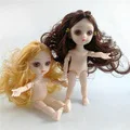 31 см, кукла Nude Blyth, модное платье, шарнирные куклы, BJD для девочек, цветные волосы, сделай сам, макияж, куклы, игрушки для девочек 1/6, игрушки DIY