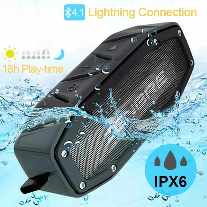 Bluetooth колонки V4.1 ZENBRE D6 10 Вт Портативный с IPX6 Водонепроницаемый противоударный до