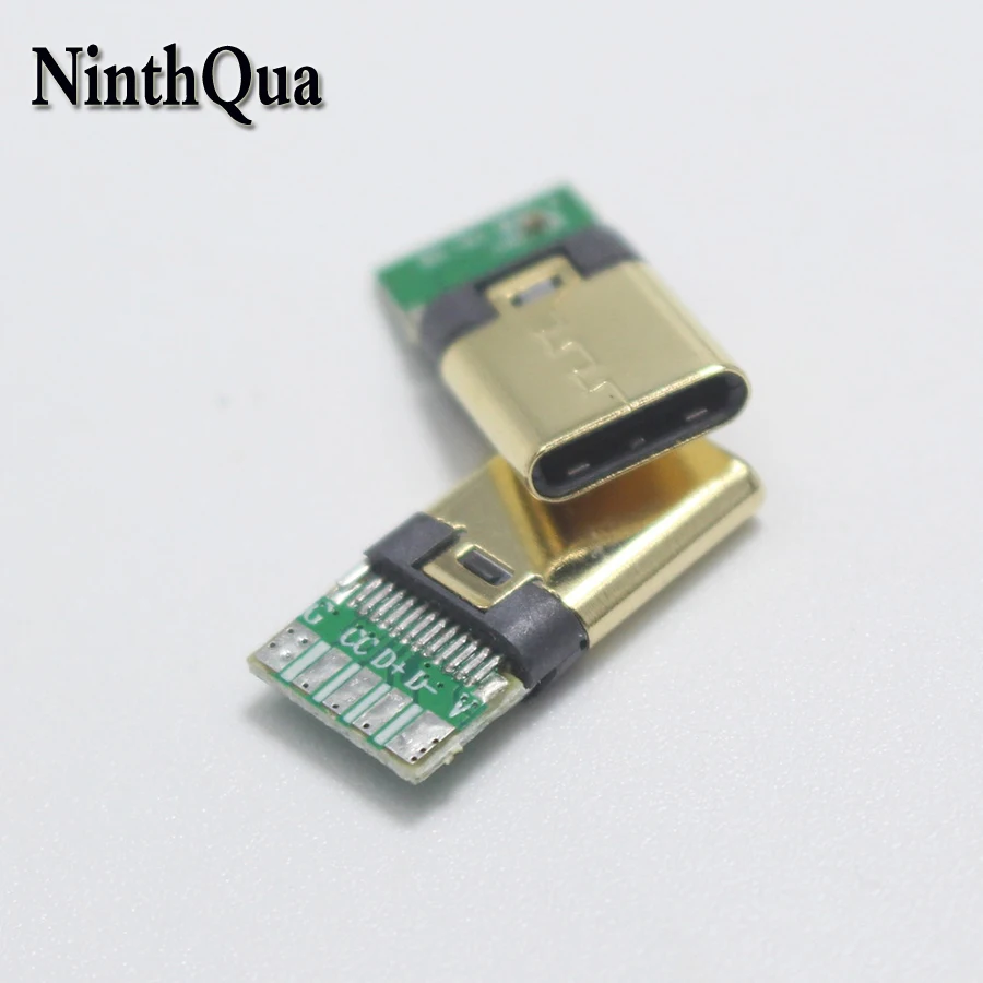 Nithqua 2 шт. OTG USB 3 1 Type C 5Pin сварочный штекер для DIY двусторонний передачи данных