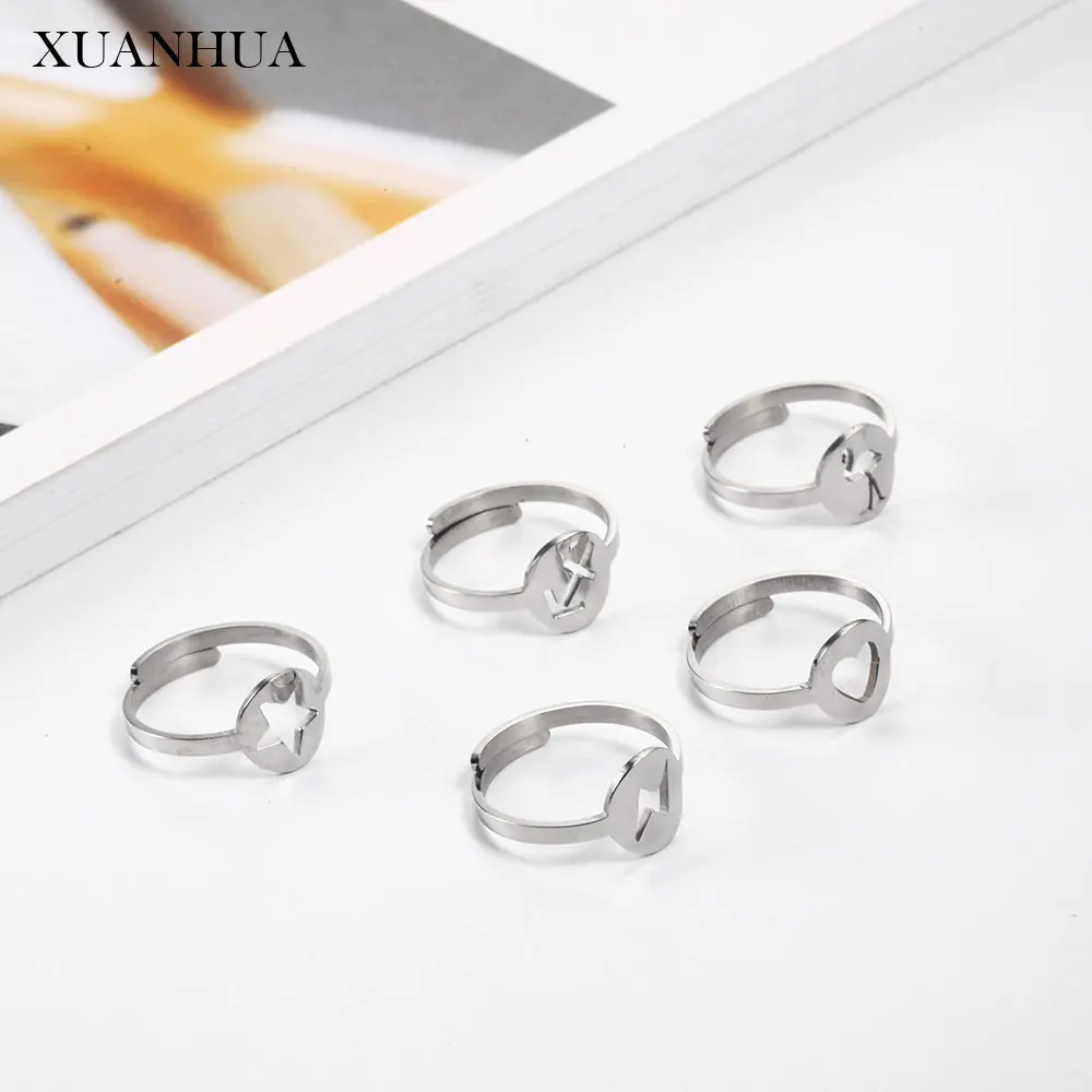 Новинка регулируемое кольцо XUANHUA из нержавеющей стали Женские Ювелирные изделия