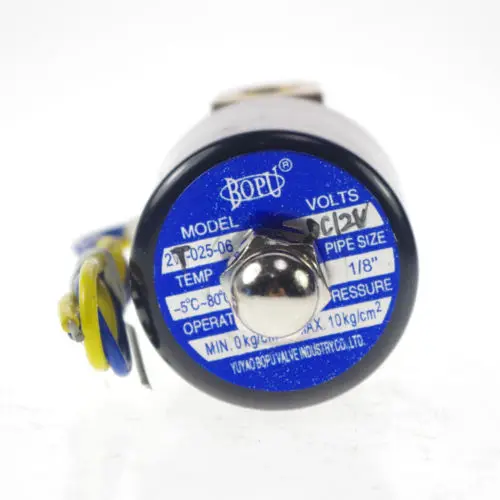 12VDC Methane Gas Fuel Propane 2 Ways NC Solenoid Valve 1/8&quot BSPP Connection CE | Обустройство дома