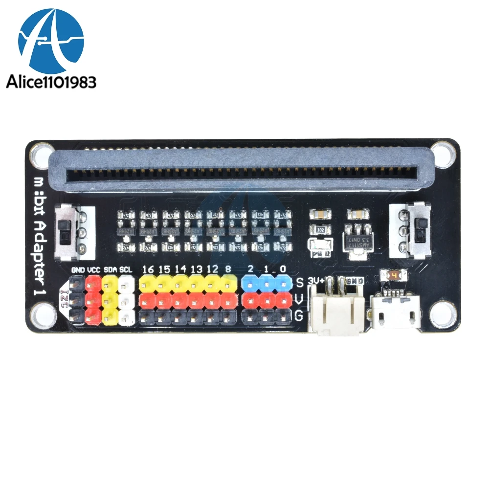Плата расширения модуля микробитного датчика 3 5 в Конвертация I2C для BBC Micro:bit