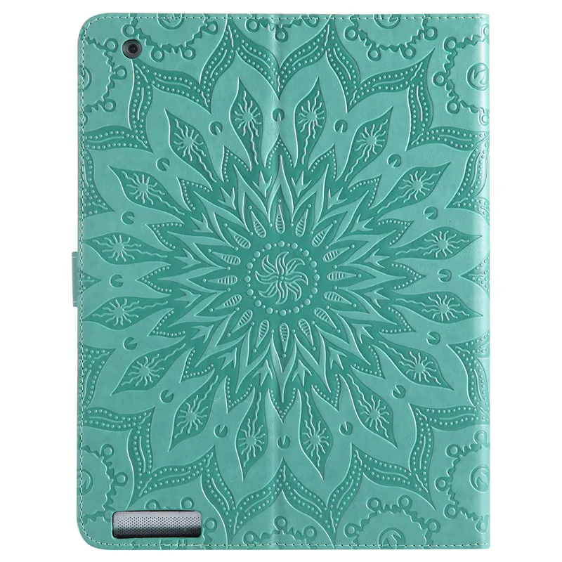 Умный кожаный флип-чехол Wekays для Apple IPad 2 3 4 с подсолнухами чехол IPad2 IPad3 IPad4 чехлы