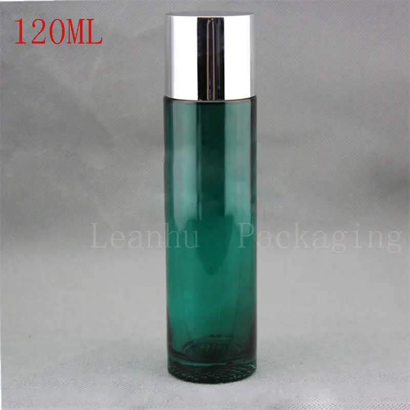 120ml Green Glass Empty Lotion Bottles Lotion Bottles, Empty Cosmetic Containers, Women s Personal Care Packing Bottle, Wholesale