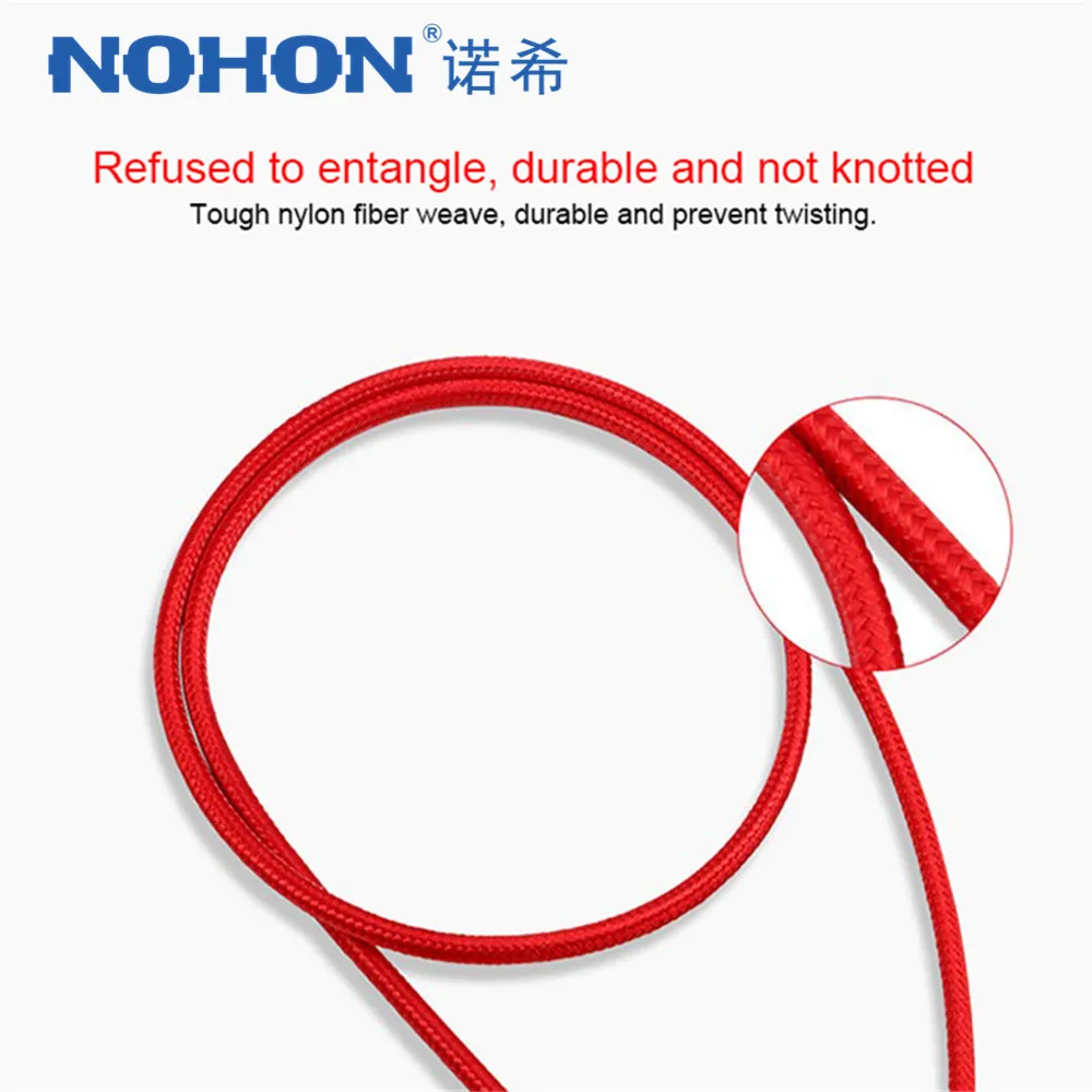 NOHON 3 в 1 Lighting Micro usb type C зарядный кабель для iPhone X 8 7 кабель для быстрой зарядки USB для Oneplus 5 samsung Galaxy S8