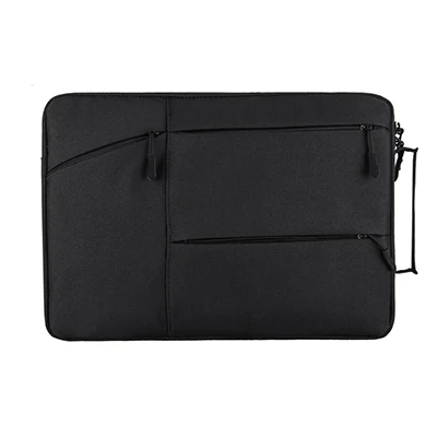 black Сумка для ноутбука Macbook Air Pro retina 11 12 13,3 14 15 15,6 дюймов Многофункциональный чехол для ноутбука сумка для ноутбука женская мужская сумка - Цвет: black