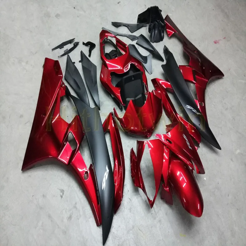 

Пользовательские мотоцикла хомут для YZF-R6 2008 2009 2010 2011 2012 2013 2014 2015 2016 YZF R6 ABS винты обтекателей красного и черного цвета