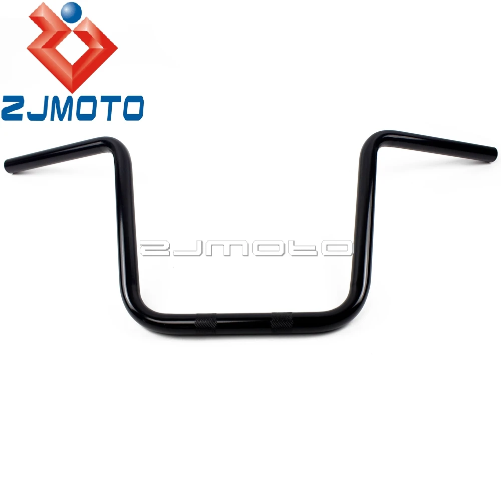 Мотоцикл 12 &quotRise Ape вешалка бар черный 1&quot Руль Для Harley Honda Yamaha Cruiser Кафе Racer Chopper