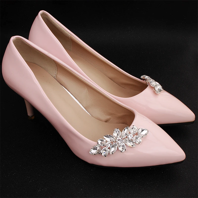 Miallo Fashion Rhinestone Wedding Women Shoes Clips Bridal Shoe Buckle for High Heels Jewelry Accessories | Украшения и