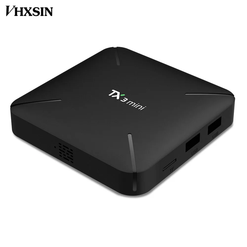 VHXSIN 5 PCS/LOT Tanix TX3 Mini L Smart TV Box Android 7.1 Amlogic S905W 4K 2GB 16GB H.265 2.4G WiFi | Электроника