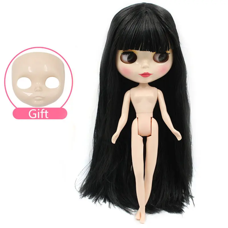 nude joint doll Ледяной обнаженный завод Blyth кукла Экстра лицо и руки как подарок подходит для платья самостоятельно DIY Изменить BJD игрушка Специальная цена - Цвет: nude joint doll