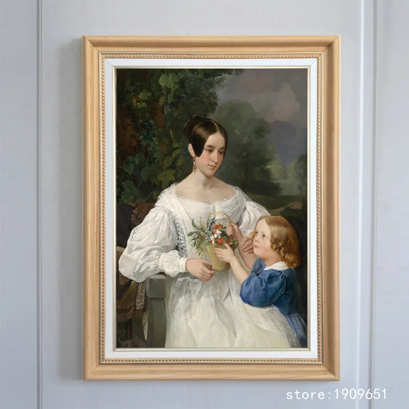 Классические дворцовые фигурки из хлопка без рамки женские напечатанные на