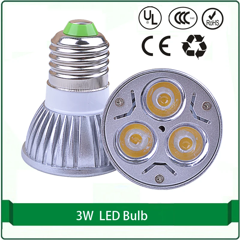 (3 шт./лот) spotlight для подвесной светильник 3x1 высокой мощности LED E27 Spotlight kichler водить