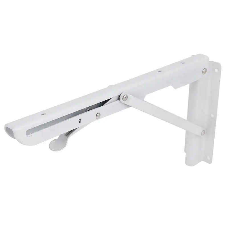 Белый металлический держатель скамейка стол складной кронштейн полки 29 5 см x 15 |
