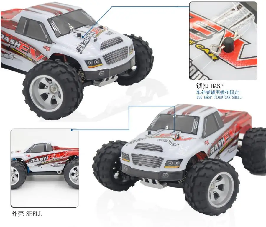 Оригинальный Wltoys 70 км/ч 1:18 2 4g 4ch 4wd A959-B n A979-B пульт дистанционного управления RC