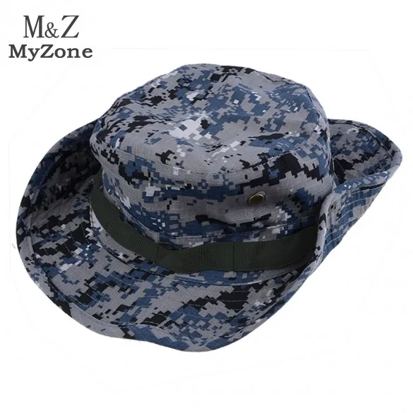 Men Canvas Bucket Hats Outdoor Fishing 