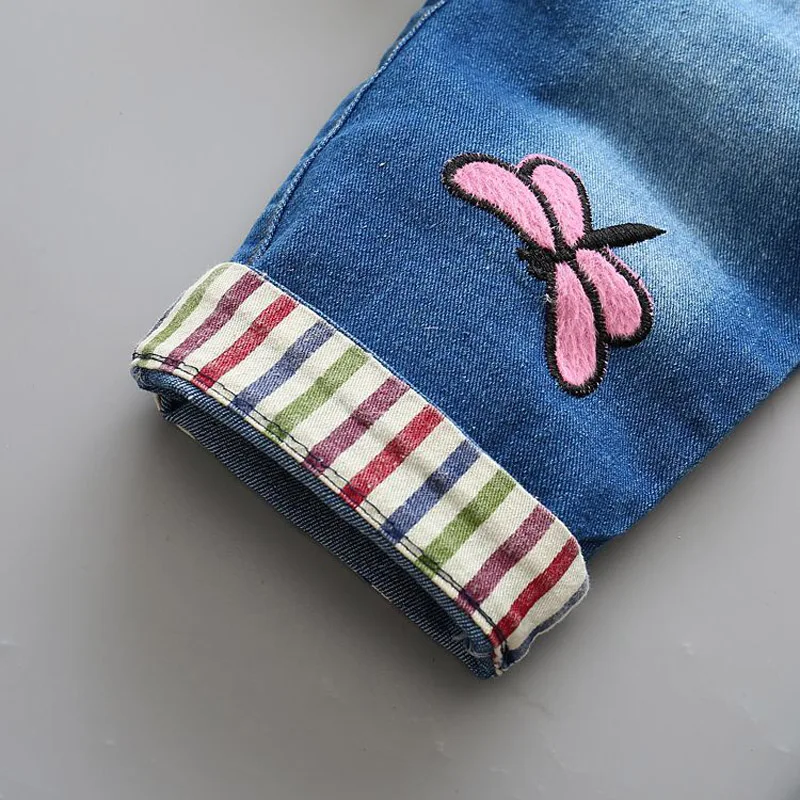 BibiCola/Штанишки для малышей Комбинезоны девочек джинсовые штаны джинсовый