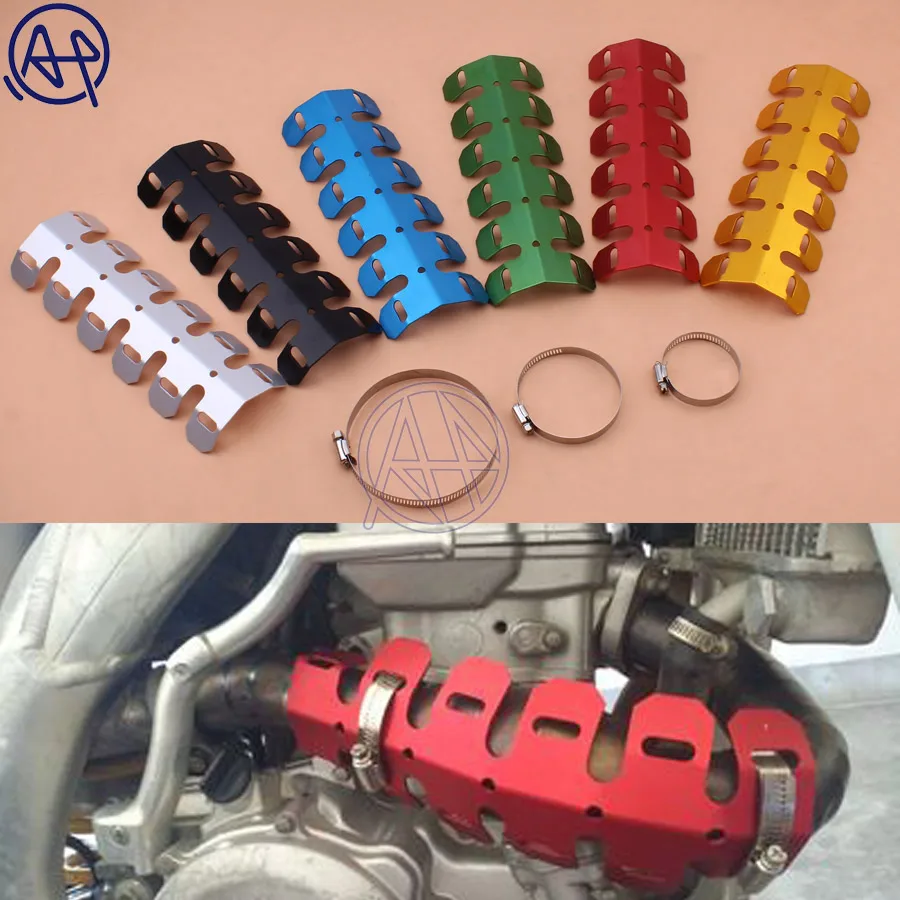 

Motorcycle Exhaust Muffler Pipe Protector Heat Shield Cover For SUZUKI Hayabusa GSR 600/750 GSXR 600/750 SV 650 SV650 Bandit 600