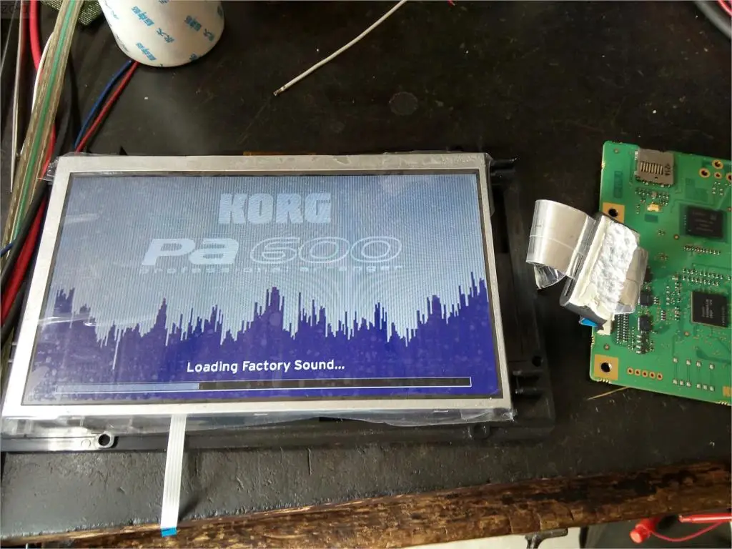 Модуль ЖК дисплея для KORG PA600 PA900 оригинальный экран HS700V12B|ЖК-экраны и панели