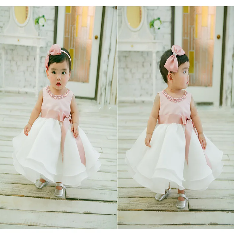 

Baby Dresses for Girls Birthday Baby Long sleeves Princess Dress For Girl Baptism Gown Kid Clothes For Girls Vestido Infantil