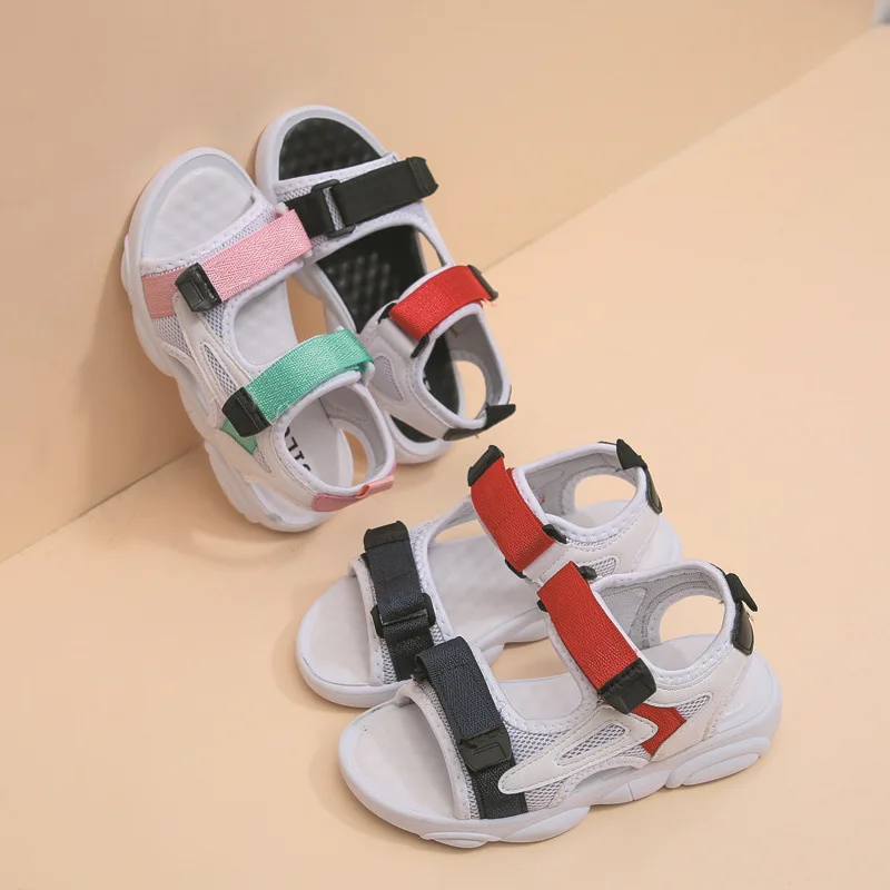 Летние классические дизайнерские детские сандалии для девочек и мальчиков