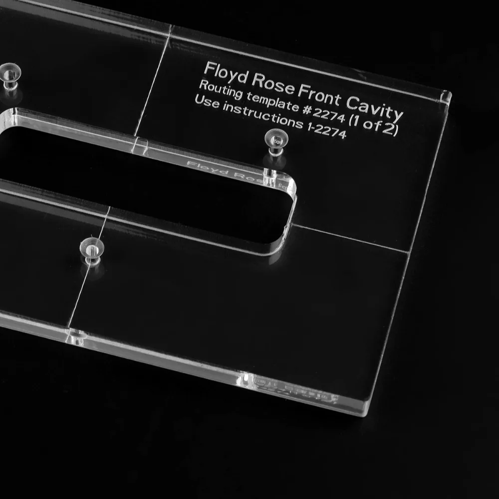 Musiclily Pro CNC Точные акриловые тремоло мост маршрутизации шаблоны Набор Для Floyd Rose