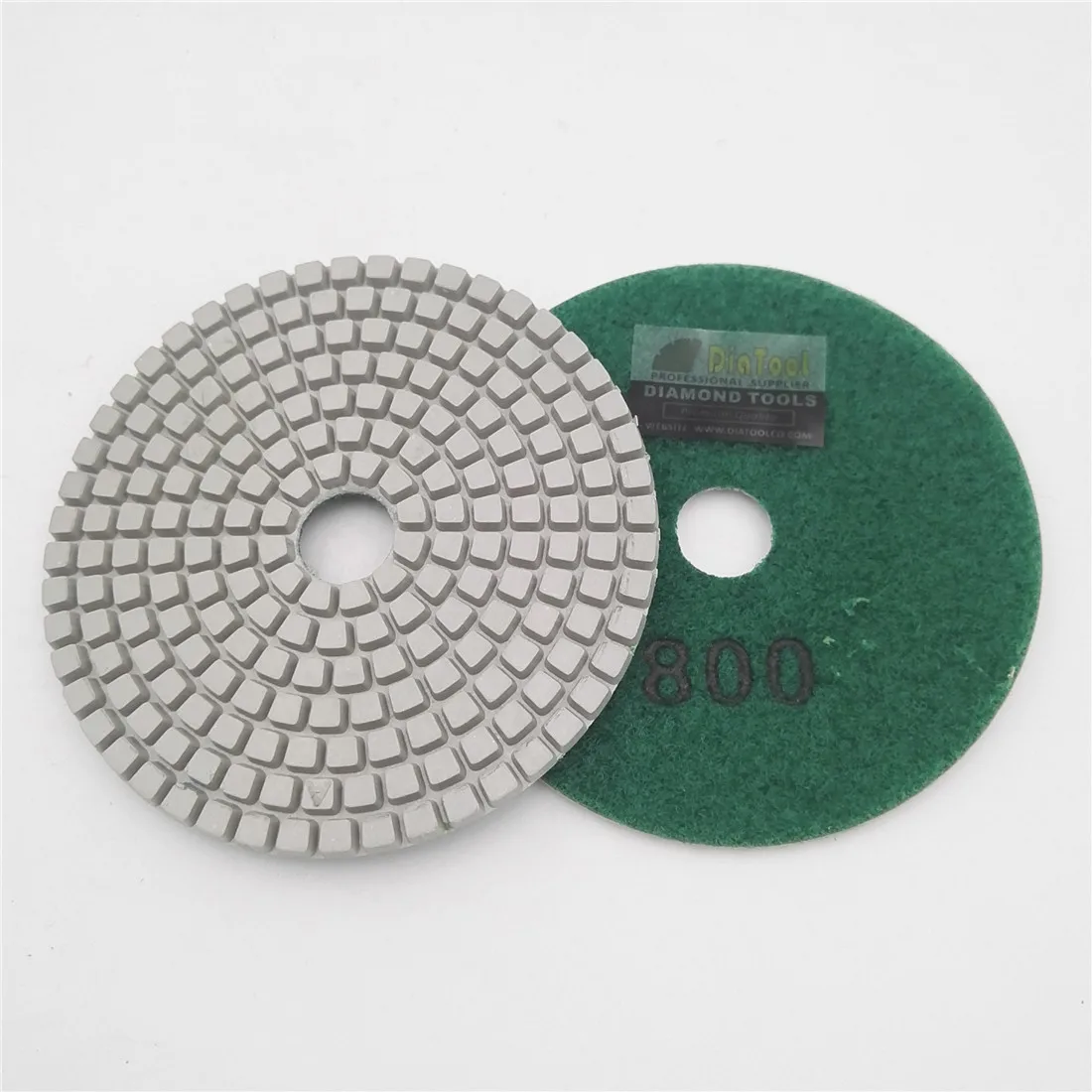 SHDIATOOL 10 шт 4 &quot/100 мм зернистость 800 Professional White Diamond влажной полировки связке