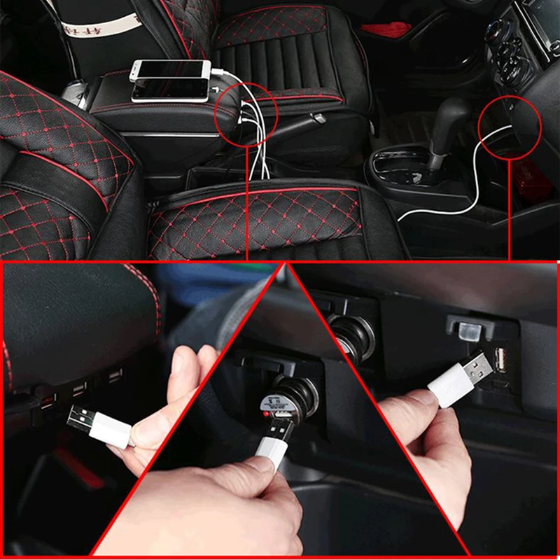 Для Toyota Yaris L Vios FS 2014 до 2018 автомобиль подлокотник с разъемом Usb коробка центр для