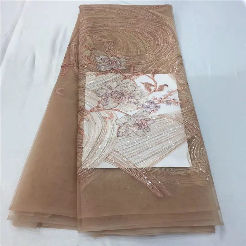 Последние 4 цвет африканский тюль кружевной ткани для свадьбы высокого качества