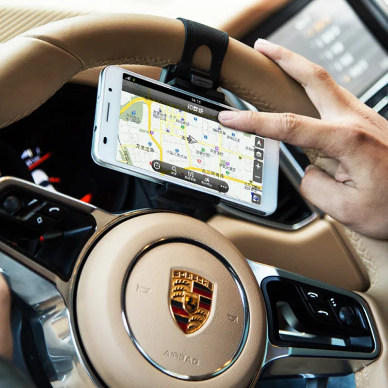 Универсальный Автомобильный руль зажим для мобильного телефона держатель iPhone 8