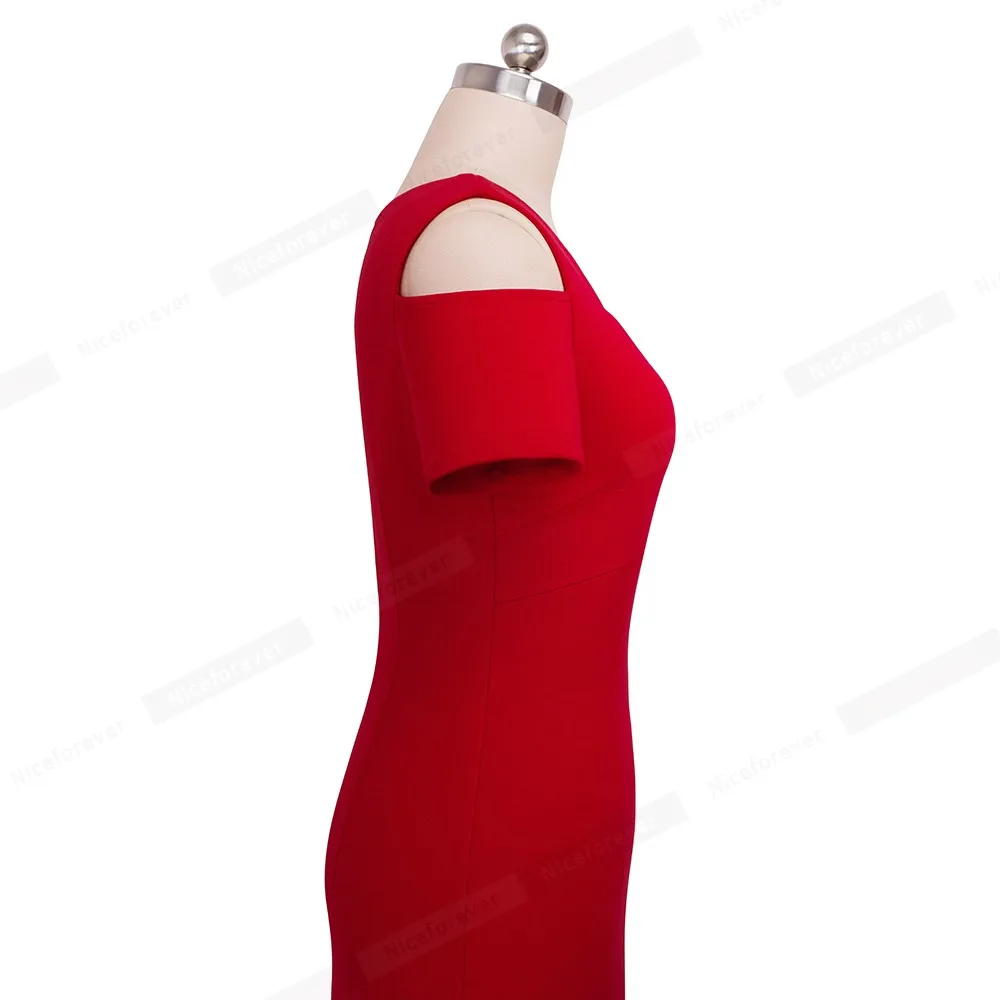 Хорошее forever винтажное элегантное однотонное платье с открытыми плечами vestidos
