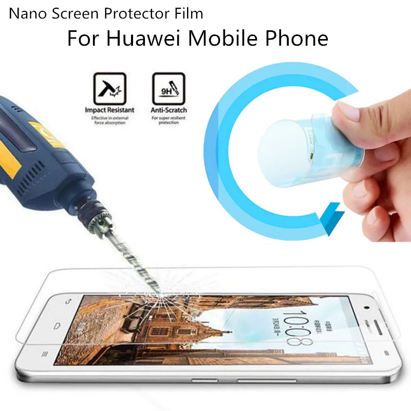 Nano Explosion-proof Soft For Huawei Ascend P8 Ultra Thin Phone Protector Screen Protective Film Not Glass AE Saver SHIP | Мобильные
