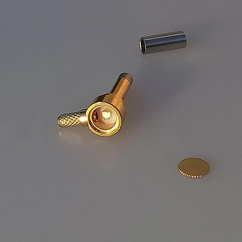 3 шт. проводной разъем MS156 контактный штекер с прямым углом для RG316 LMR100 RG174 3G USB