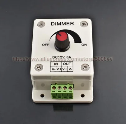DC 12V 8A LED свет диммер переключатель света модулятор Регулируемый яркий