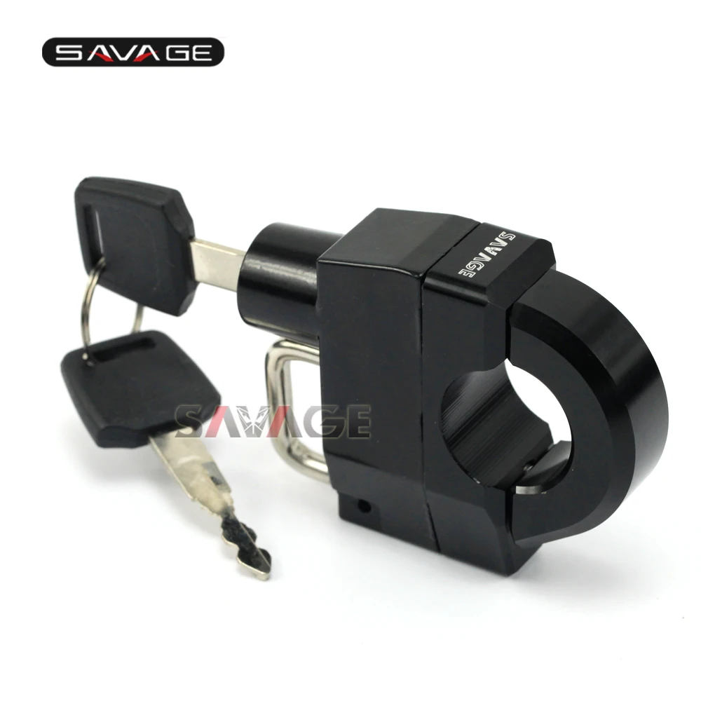 Замковый замок для мотоцикла руля 25 мм с защитой от кражи|helmet lock|lock helmetaccessories